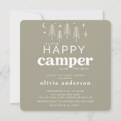 Bonne Invitation Baby shower Camper (Devant)