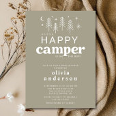 Bonne Invitation Baby shower Camper