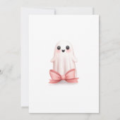 Bonne Invitation Booday, Anniversaire d'Halloween (Dos)