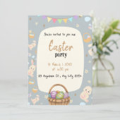 Bonne invitation de Pâques (Debout devant)