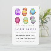 Bonne invitation de Pâques (Debout devant)