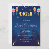 Bonne Invitation du Diwali Party (Devant)