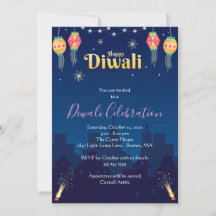 Bonne Invitation du Diwali Party