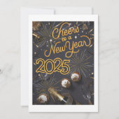 Bonne invitation du Nouvel An (Devant)