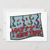 Bonne invitation du Nouvel An (Devant)