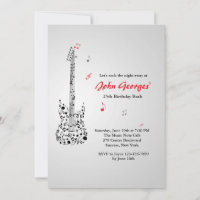 Bonne invitation guitare