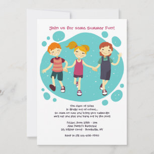Bonne invitation pour enfants