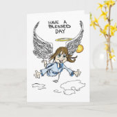 Bonne Journée ! Carte d'amitié (Fleur jaune)