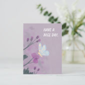 Bonne journée carte papillon (Debout devant)