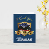 Bonne Journée des anciens combattants Merci Cartes (Fleur jaune)