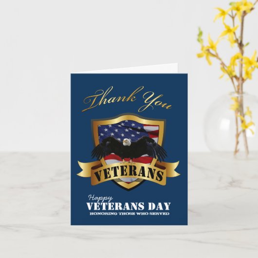 Bonne Journée des anciens combattants Merci Cartes (Fleur jaune)