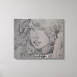 Bonne journée et une meilleure nuit toile envelopp