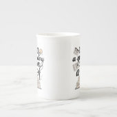 Bonne journée pour lire un livre Bone China Mug (Devant)