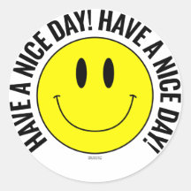 Bonne journée ! Sticker Smilie