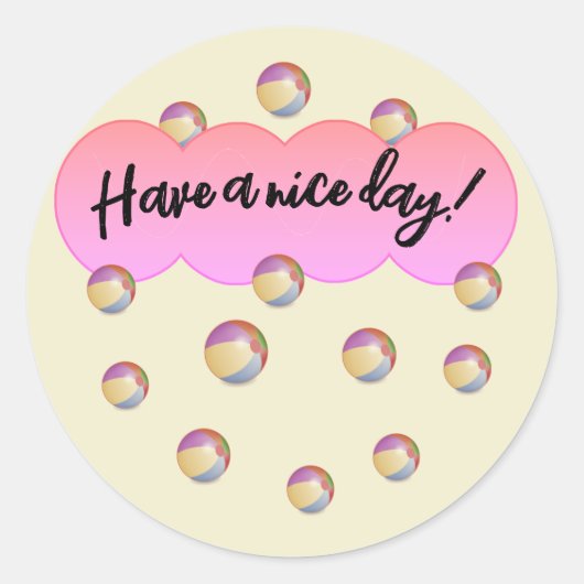 Bonne journée Stickers (Devant)
