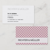 Bonne lecture, Cartes de Visite professionnelles (Devant / Derrière)