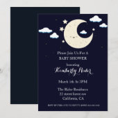 Bonne Lune Baby Shower Invitations (Devant / Derrière)
