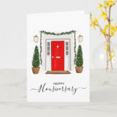 Bonne maison anniversaire carte de référence housi (Fleur jaune)