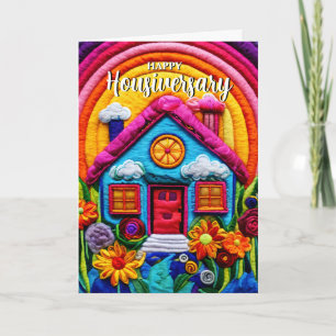 Bonne maison anniversaire carte de référence housi