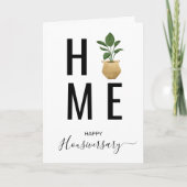 Bonne maison anniversaire carte de référence housi (Devant)