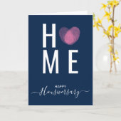 Bonne maison anniversaire carte de référence housi (Fleur jaune)