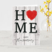 Bonne maison anniversaire carte de référence housi (Fleur jaune)