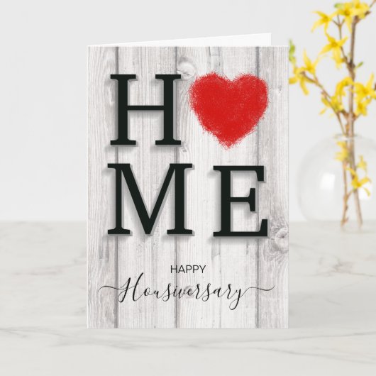 Bonne maison anniversaire carte de référence housi (Fleur jaune)