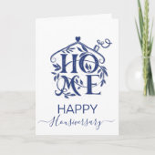 Bonne maison anniversaire carte de référence housi (Devant)