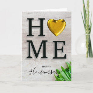 Bonne maison anniversaire carte de référence housi