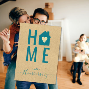 Bonne maison anniversaire carte de référence housi