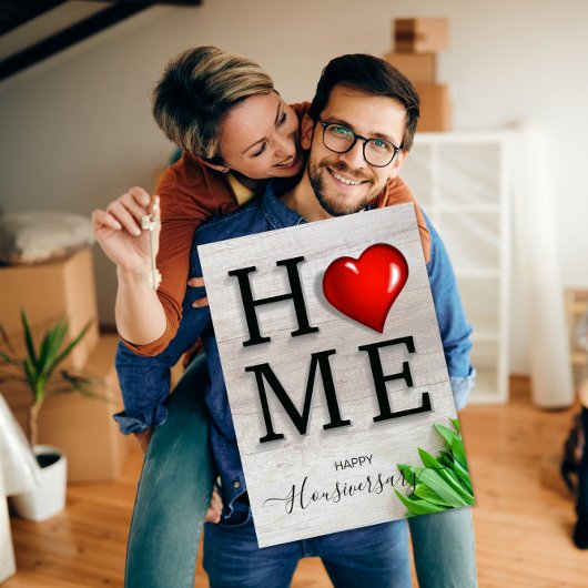 Bonne maison anniversaire carte de référence housi