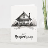 Bonne maison anniversaire carte de référence housi (Devant)