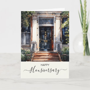 Bonne maison anniversaire carte de référence housi