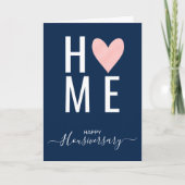 Bonne maison anniversaire carte de référence housi (Devant)