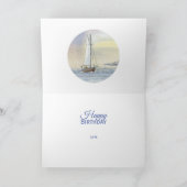 Bonne Marée ne jamais grandir Anniversaire Carte d (Intérieur)