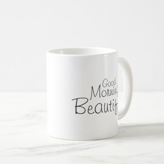 Bonne Matinée belle Mug (Devant droit)