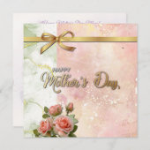 Bonne Mère de la journée moderne Carte de vacances (Devant / Derrière)