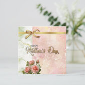 Bonne Mère de la journée moderne Carte de vacances (Debout devant)