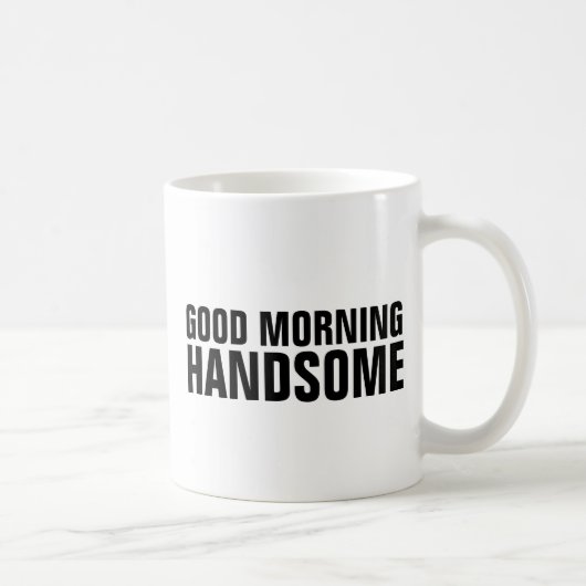 BONNE MORNER HANDSOME CAFÉ MUG (Droite)