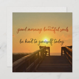 BONNE MORNING 5.25 x 5.25 carte