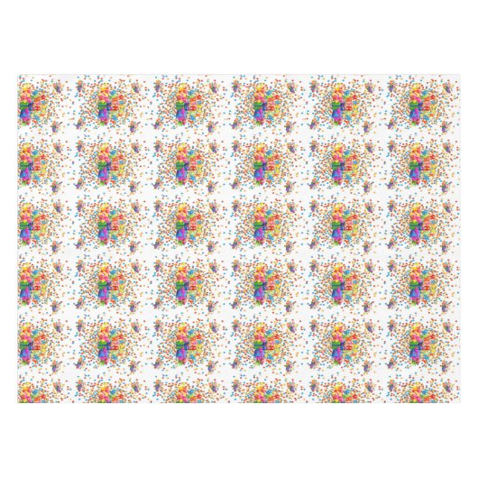 Bonne nappe d'anniversaire (Devant (Horizontal))