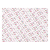 Bonne nappe d'anniversaire Célébrer rose (Devant (Horizontal))