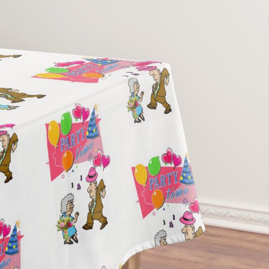 Bonne nappe d'anniversaire C'est l'heure de la fêt (In Situ)