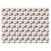 Bonne nappe d'anniversaire C'est l'heure de la fêt (Devant (Horizontal))