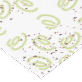 Bonne nappe d'anniversaire Confetti vert (Angle)