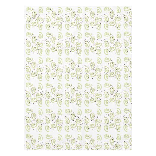 Bonne nappe d'anniversaire Confetti vert (Devant)