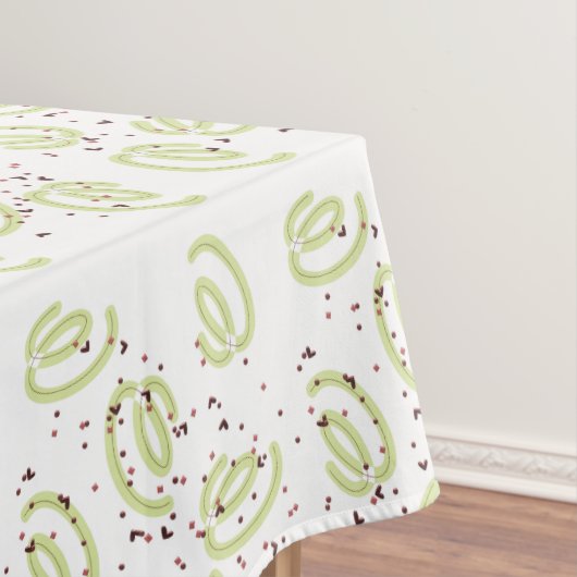 Bonne nappe d'anniversaire Confetti vert (In Situ)