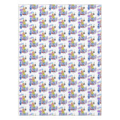 Bonne Nappe d'Anniversaire Musicien Guitare (Devant)