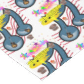 Bonne Nappe d'Anniversaire Musicien Guitare (Angle)