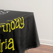 Bonne nappe d'anniversaire Nom personnalisé (In Situ)